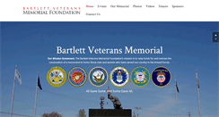 Desktop Screenshot of bartlettveteransmemorial.com